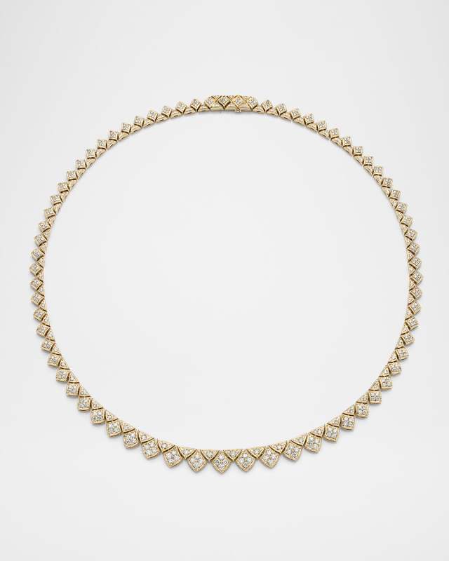 18k Fluidity High Jewelry Diamond Necklace